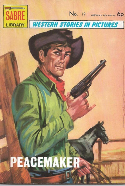 Sabre Western Picture Library #19 comic cover