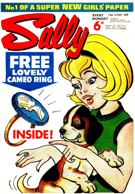Sally #1 with free gift comic cover