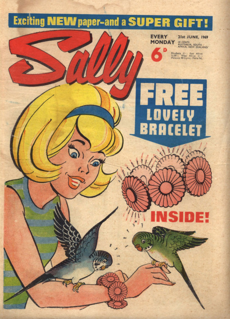 Sally #2 with free gift comic cover
