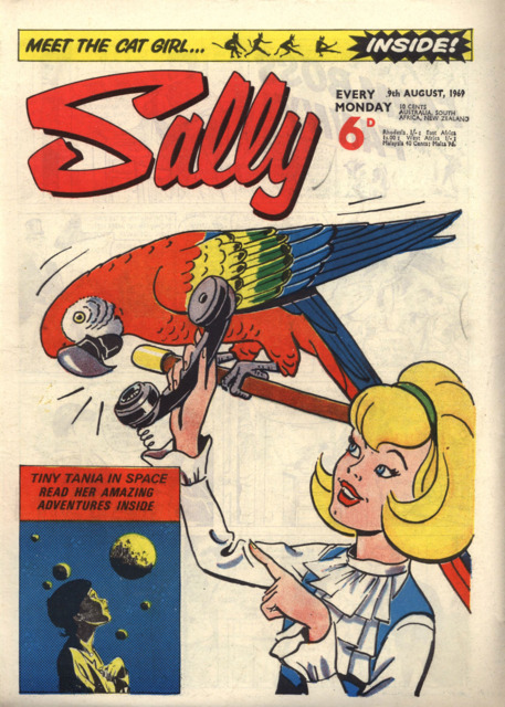 Sally #9 comic cover