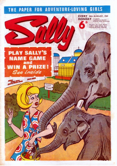 Sally #12 comic cover