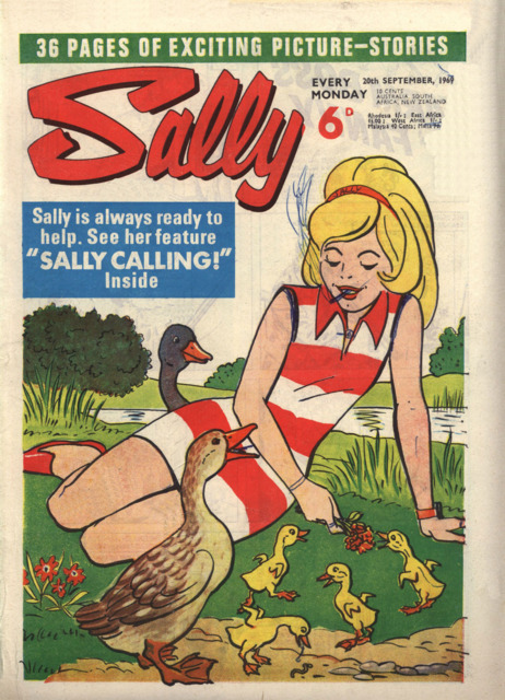 Sally #15 comic cover