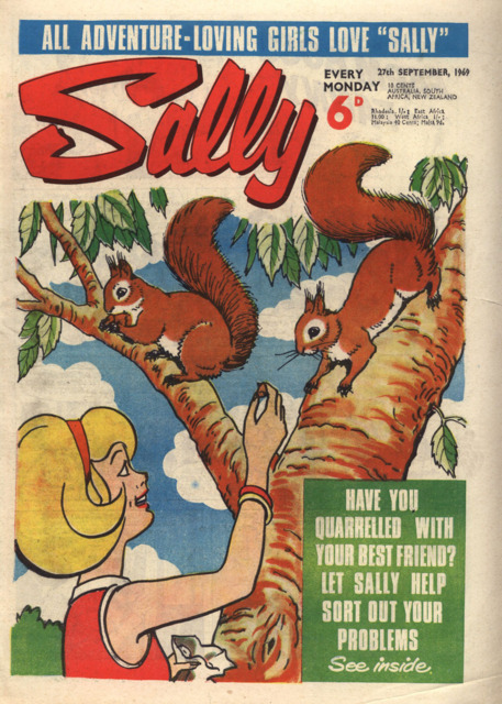 Sally #16 comic cover