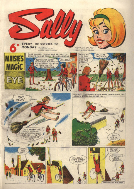Sally #18 comic cover