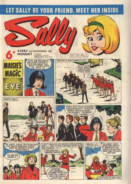 Sally #21 comic cover
