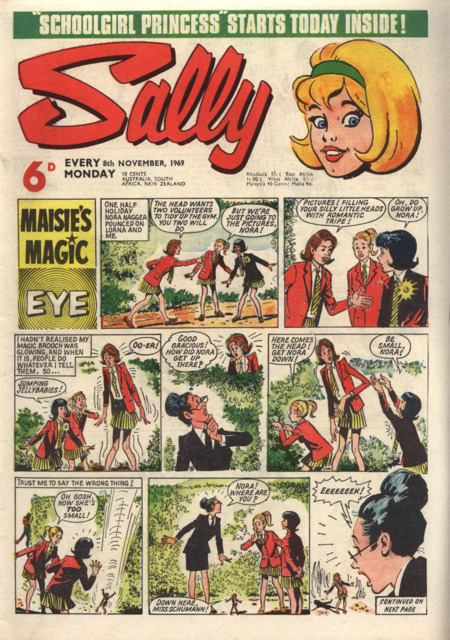 Sally #22 comic cover