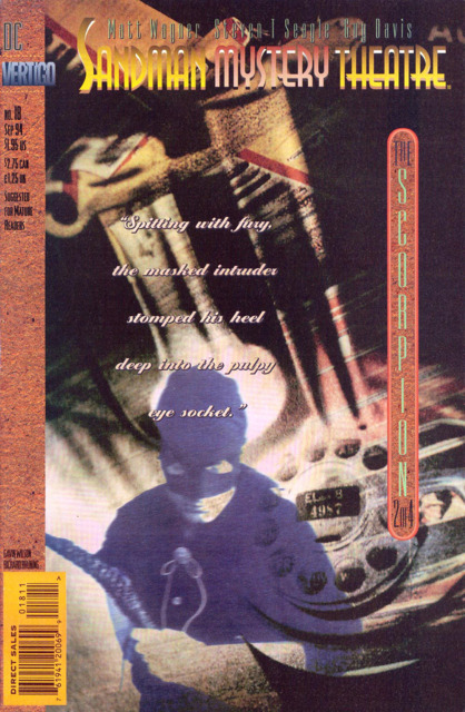 Sandman Mystery Theatre #18 comic cover