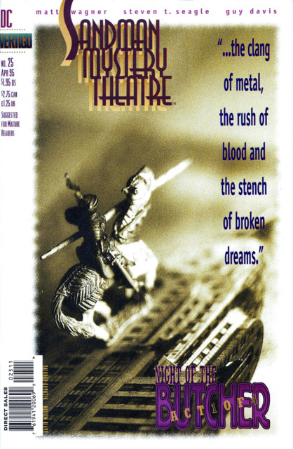 Sandman Mystery Theatre #25 comic cover
