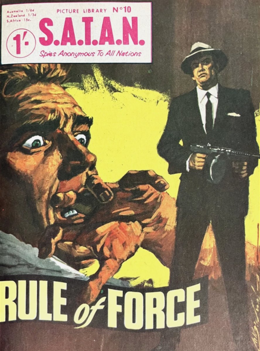 SATAN Picture Library #10 comic cover