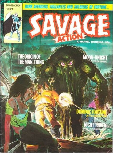 Savage Action #4 comic cover