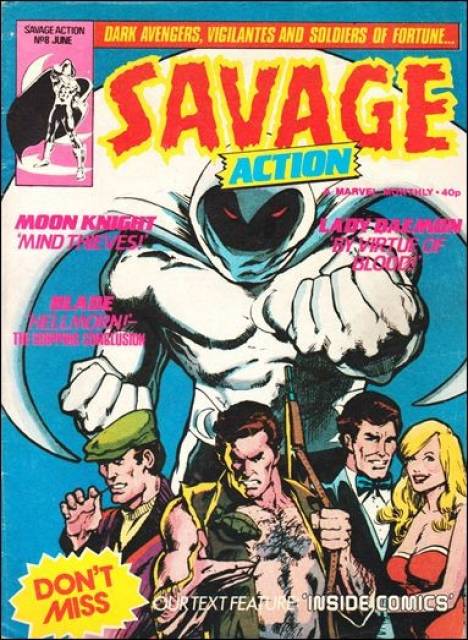 Savage Action #8 comic cover