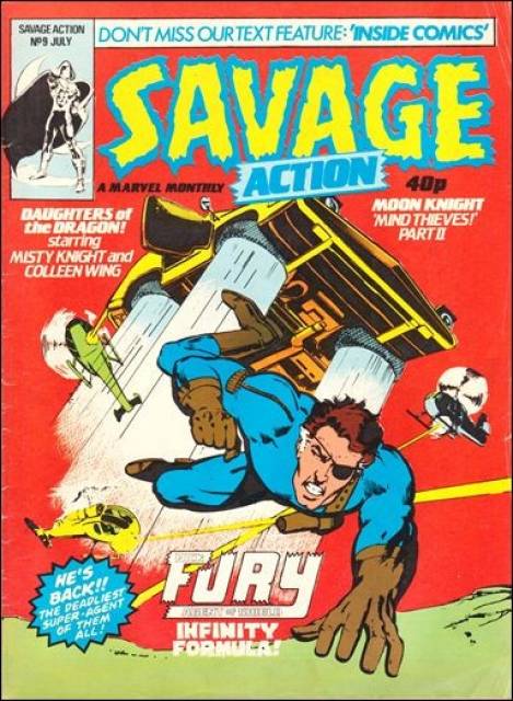 Savage Action #9 comic cover