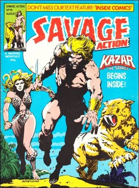 Savage Action #10 comic cover