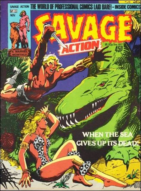 Savage Action #13 comic cover