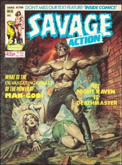 Savage Action #14 comic cover