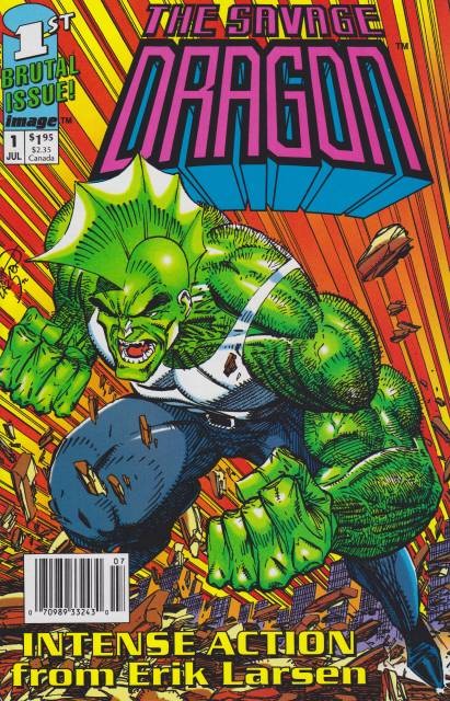 Savage Dragon Vol 1 #1 comic cover