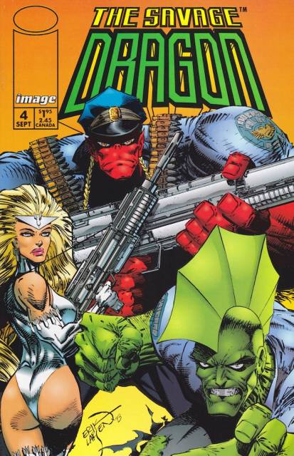 Savage Dragon Vol 2 #4 comic cover