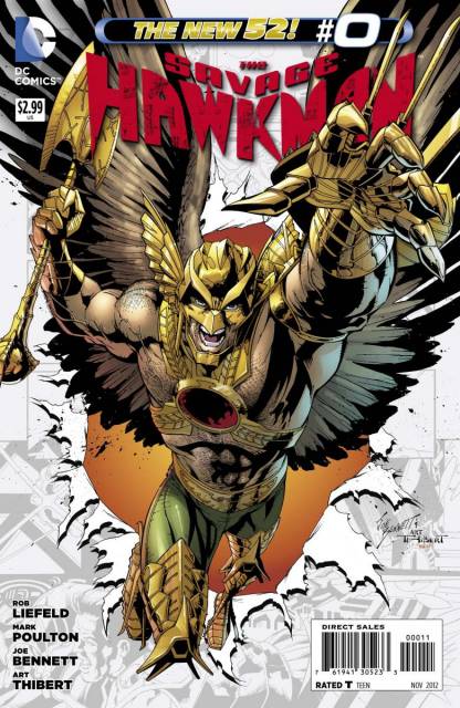 Savage Hawkman #0 comic cover