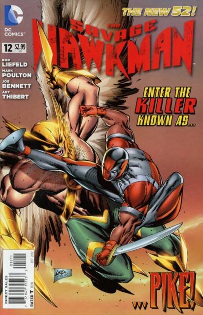 Savage Hawkman #12 comic cover