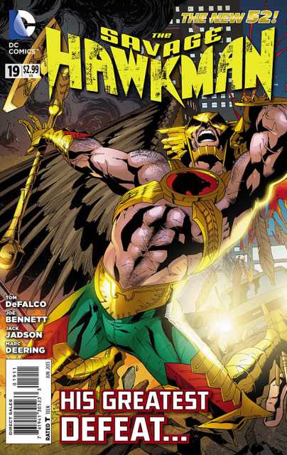 Savage Hawkman #19 comic cover