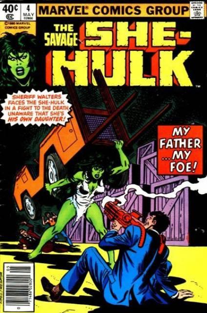 Savage She Hulk #4 comic cover