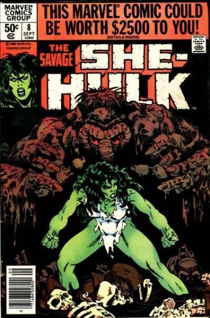 Savage She Hulk #8 comic cover