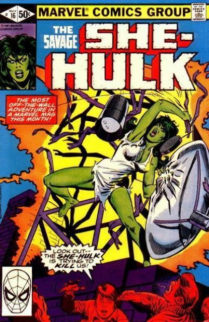 Savage She Hulk #16 comic cover