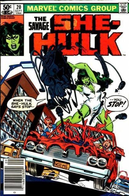 Savage She Hulk #20 comic cover
