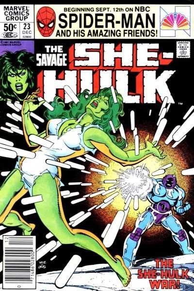 Savage She Hulk #23 comic cover