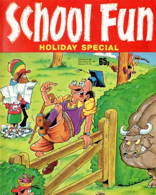 School Fun Holiday Special 1986 comic cover