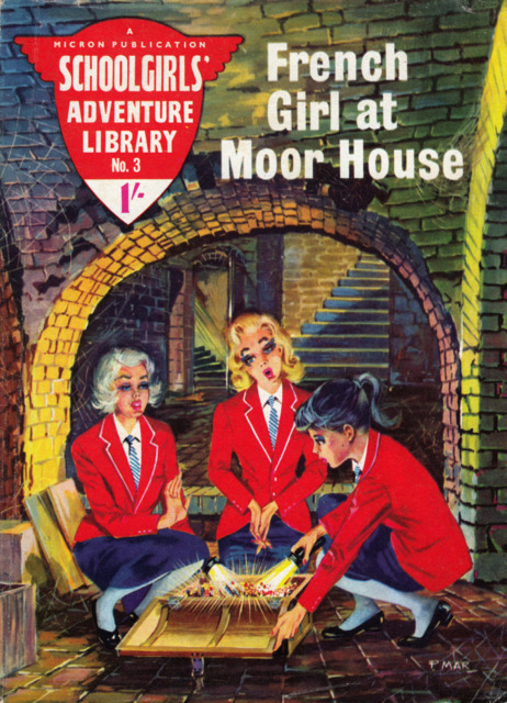 Schoolgirls Adventure Library #3 comic cover