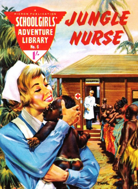 Schoolgirls Adventure Library #6 comic cover