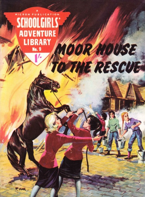 Schoolgirls Adventure Library #9 comic cover