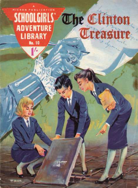 Schoolgirls Adventure Library #10 comic cover