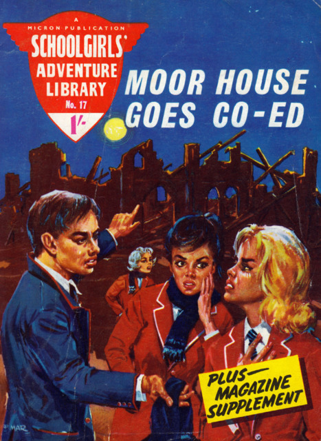 Schoolgirls Adventure Library #17 comic cover