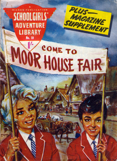 Schoolgirls Adventure Library #19 comic cover