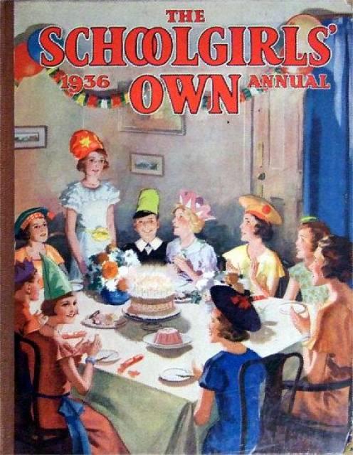 Schoolgirls Own Annual 1936 comic cover