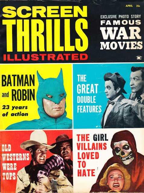 Screen Thrills Illustrated #4 comic cover