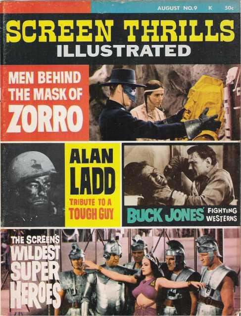 Screen Thrills Illustrated #9 comic cover