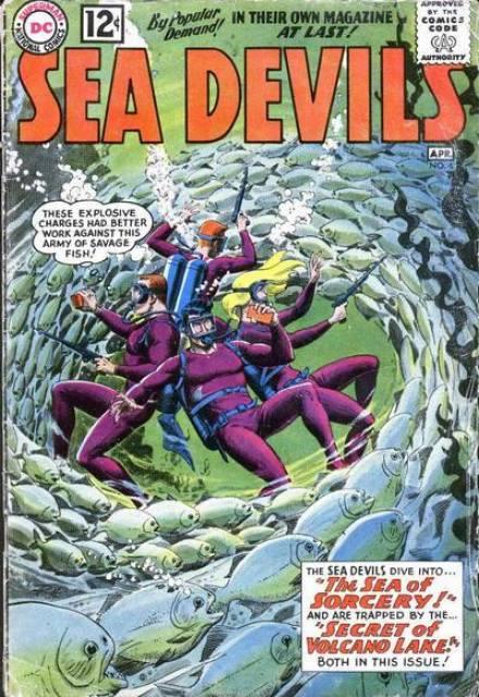 Sea Devil #4 comic cover