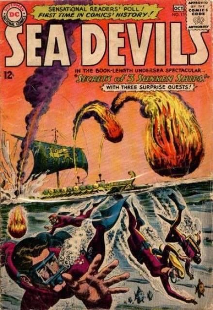 Sea Devil #13 comic cover