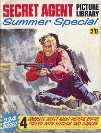 Secret Agent Picture Library Summer Special 1967 comic cover