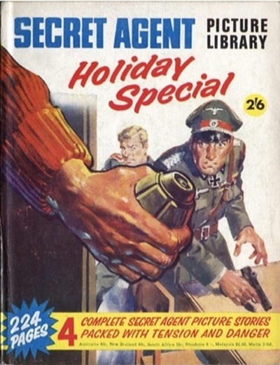 Secret Agent Picture Library Holiday Special 1968 comic cover
