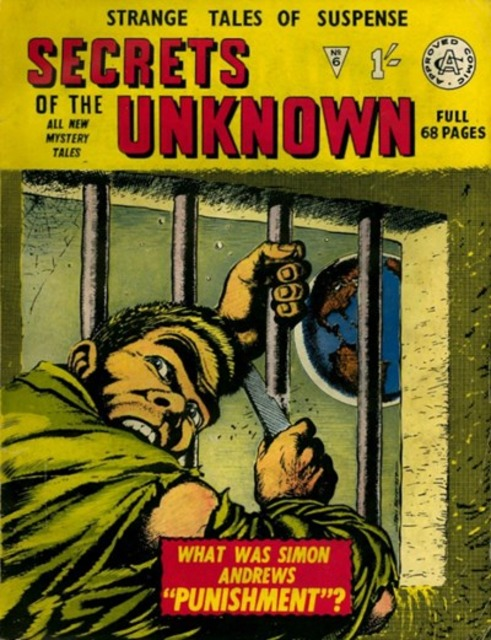 Secrets of the Unknown #6 comic cover