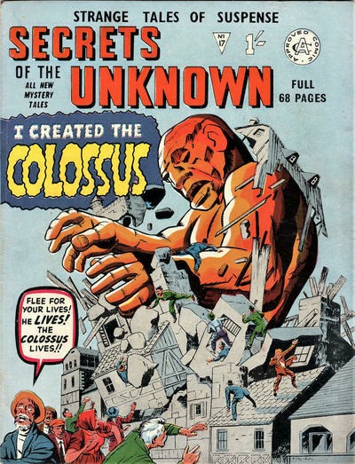 Secrets of the Unknown #17 comic cover