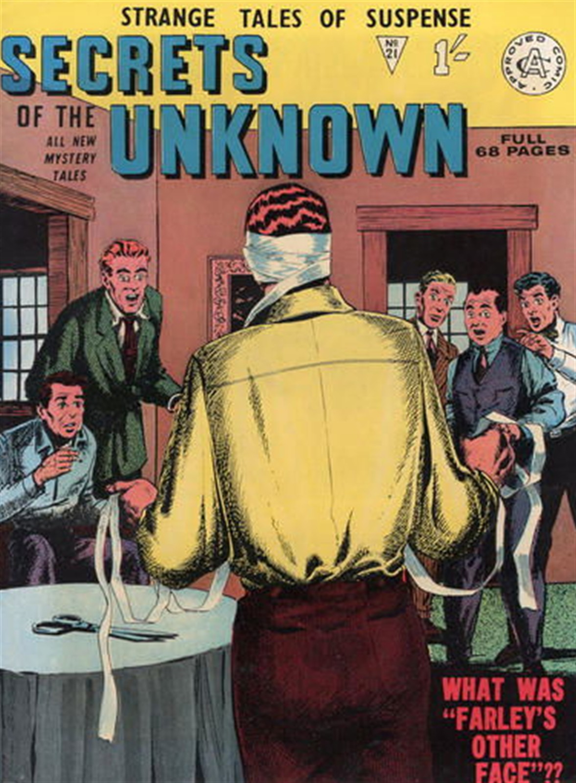 Secrets of the Unknown #21 comic cover