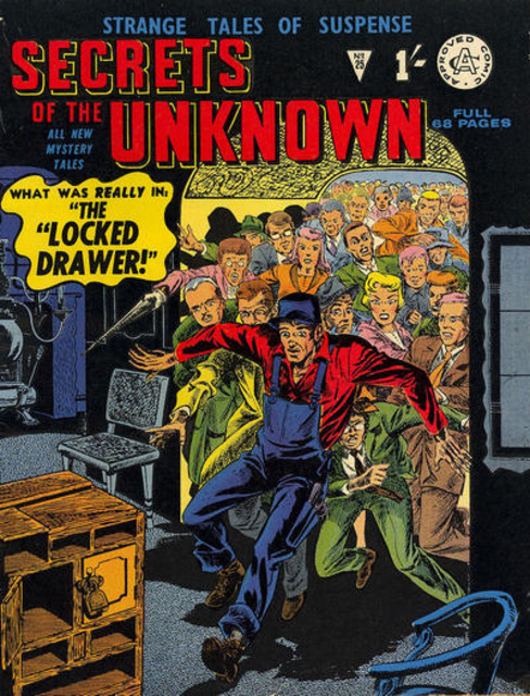 Secrets of the Unknown #25 comic cover