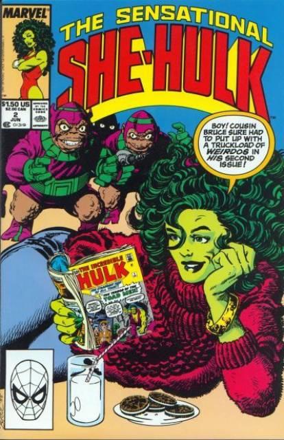 Sensational She Hulk #2 comic cover