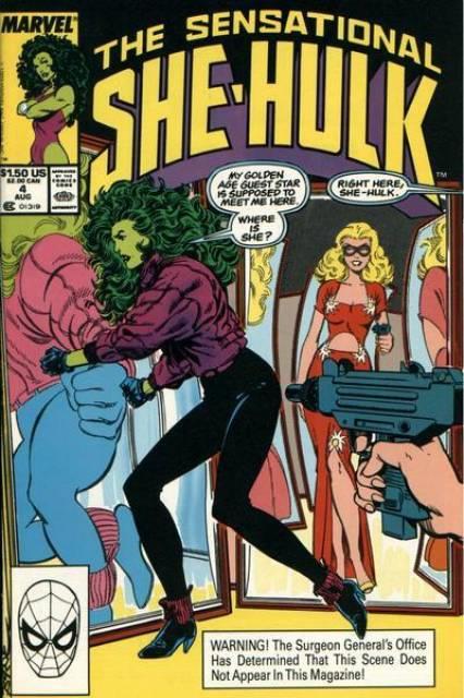 Sensational She Hulk #4 comic cover