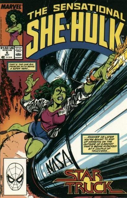 Sensational She Hulk #6 comic cover